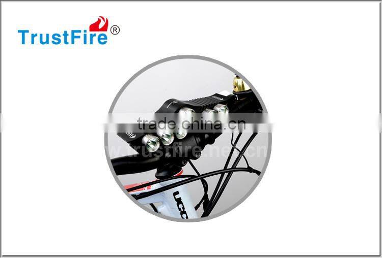 TrustFire 7" led headlight bike lights rechargeable 3200LM bike front light with bicycle bracket
