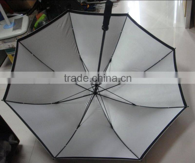 32inch big umbrella,Anti UV umbrella,Black windproof umbrella