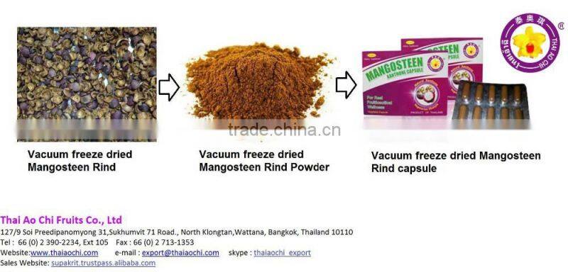 Mangosteen Rind Powder bulk certified HACCP, ISO 22000, GMP, HALAL & KOSHER