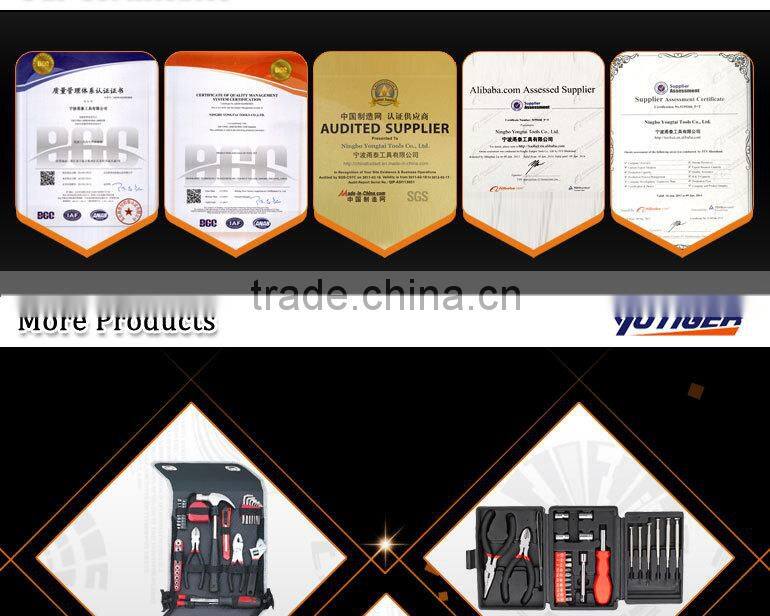 41PCS tool set 95mm extension bar 3-way ratchet handle 1/4'' sockets bits blowing mould case