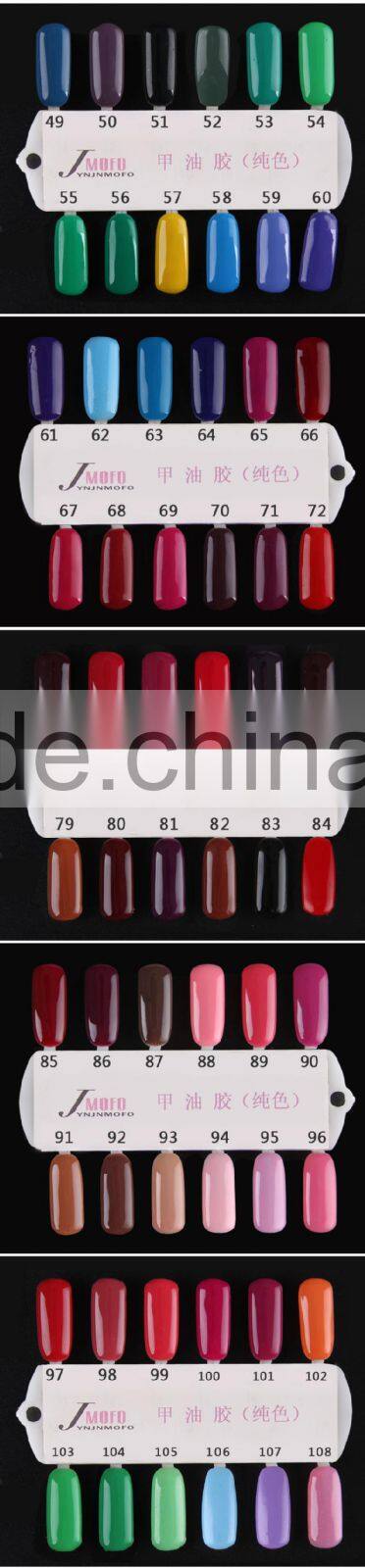 Best quality soak off uv gel polish 15ml nail uv gel polish with 128 colors