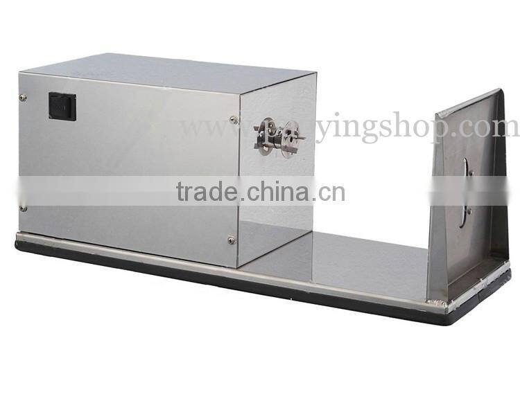 Stainless Steel 110v 220v Electric Automatic Twister Potato Cutter with 12L Deep Fryer and 1000pcs Bamboo Skewers