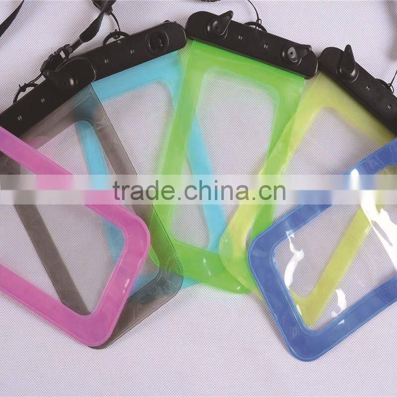 2015 New design pvc waterproof bag, waterproof phone case, waterproof pvc pouch