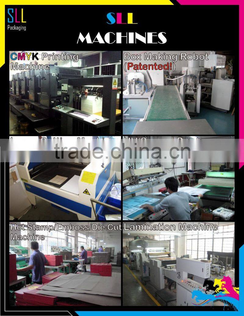 supplier black custom box with window