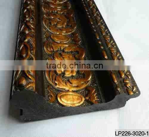 unusual photo frame/best seller frame/gold color frame/metal color frame/fashion moulding frame/decorative frame/carved frame