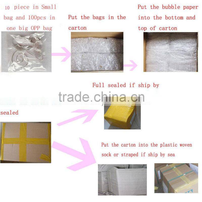 Spring 25CM Length Lighting Plastic Crystal Prism For Winter