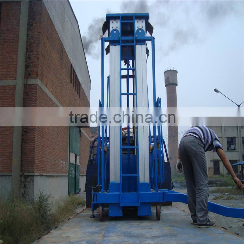 portable safety stable Aluminum Alloy Lift Platform for multi pensonnel work