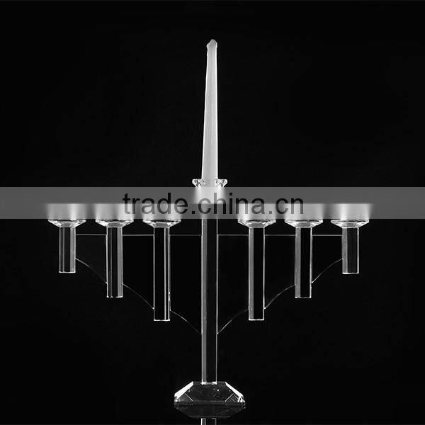 Fashion crystal candle holder, crystal candlestick for home decoration