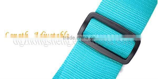 Factory price cheap custom logo print personlized adjustable luggage strap with Detach Buckle