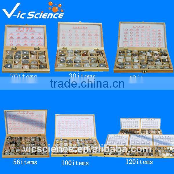 15 kinds of mineral specimens stone Packed Set