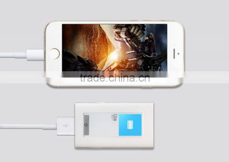 Built-in 5200mAH Li-battery 4G LTE wireless wifi sim card router