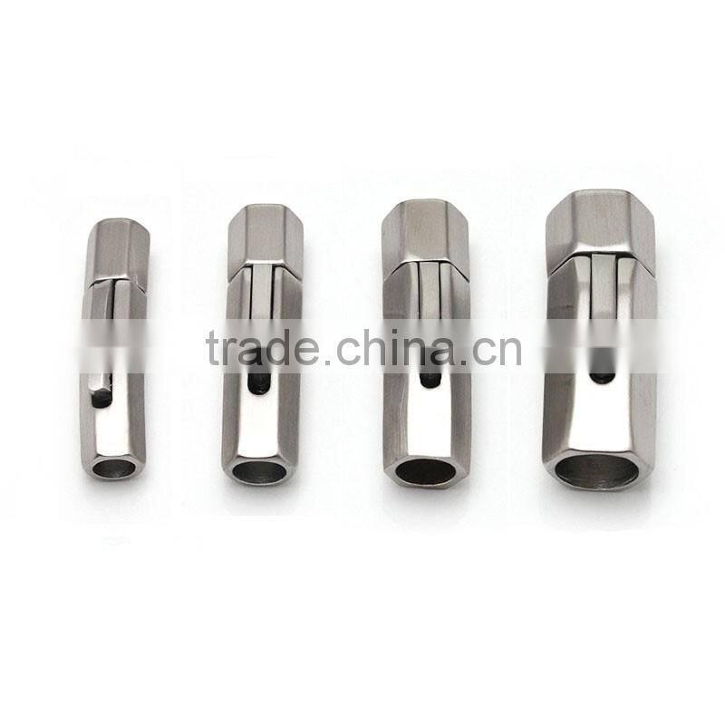 Jewelry Accessories Stainless Steel Magnetic Clasps For Jewelry Making, Clasps for Leather Cords Rope Bracelet(AC-004)