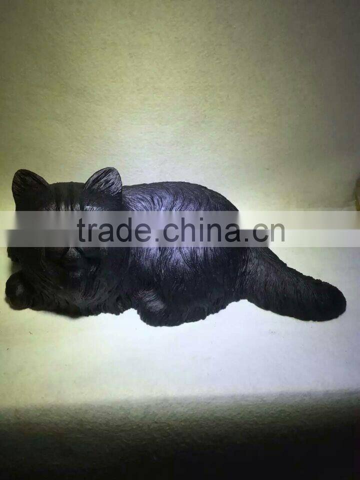 Hot wholesale obsidian cute cat crystal for decoration
