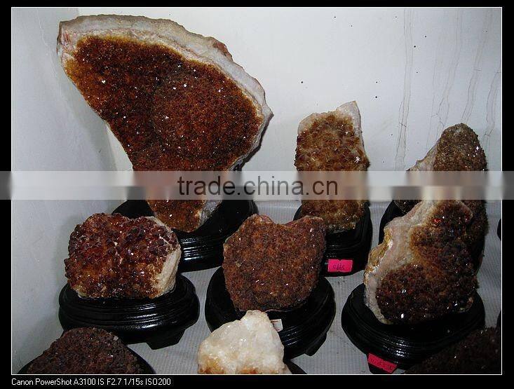 Nature fantastic dark amethyst crystal cluster