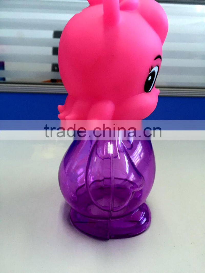 Cute Deer Money Box,Plastic Animal Money Box,Transparent Vinyl Toy