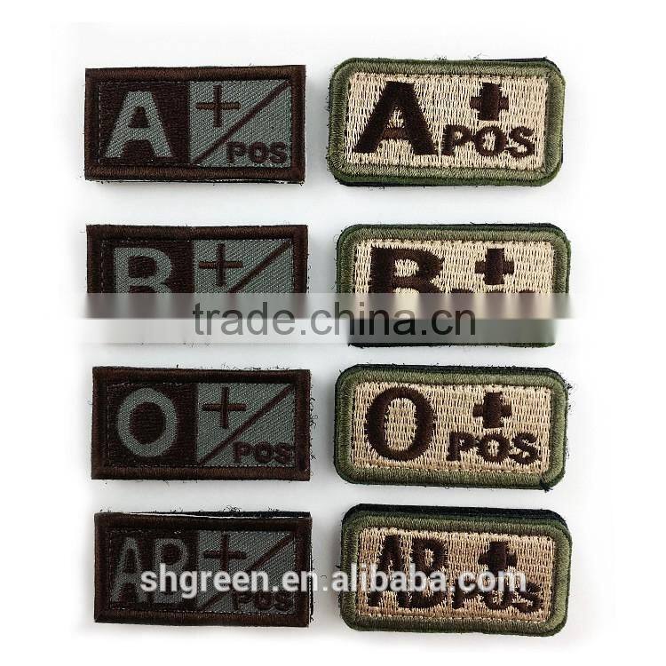 Colorful thread flag embroidery emblem garment patch