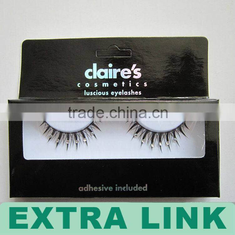 Decorative High Quality Customized Logo Wholesale False Eyelashes
