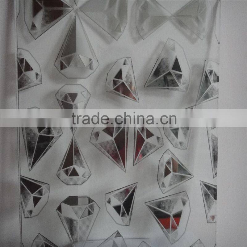 decorative glass , art glass, acid etched glass , design glass ,titanium glass, pattern glass, mirror glass shahe glass