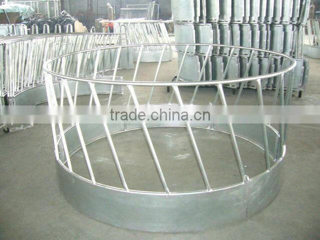 High Quality China Supplied Galvanized Steel Round Bale Feeder for livestock