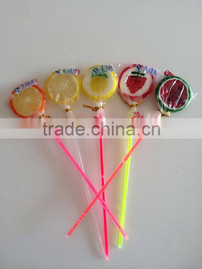 20g glow stick halal lollipop candy