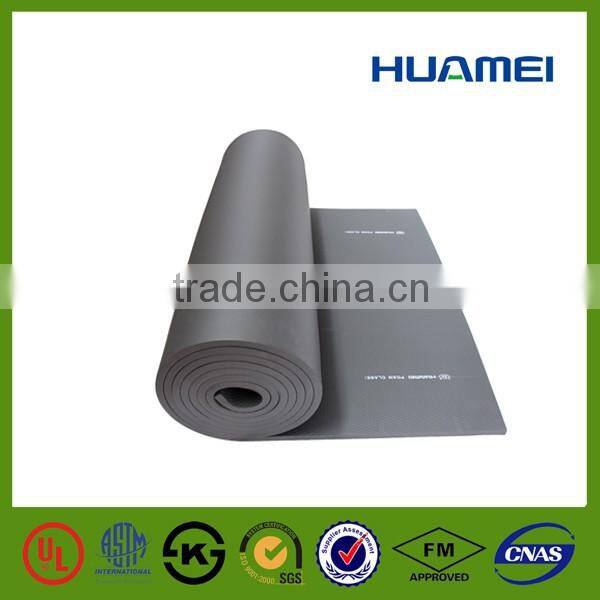 Huamei Embossed texture rubber foam insulation