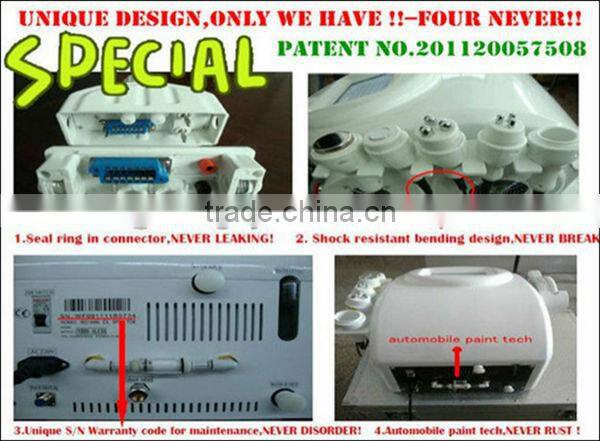 CE approved 5 IN 1 cavitation cellulit reduction with VACUUM RF