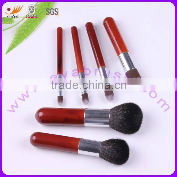 6 Pcs mini cosmetic brush set for wholesale