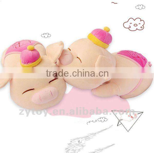 cute naked sexy plush stuffed pink pig toy