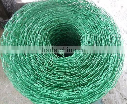 PVC coated hexagonal chicken wire mesh netting