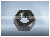 Steel hexagon nuts with large width across flats for high-strength structural bolting