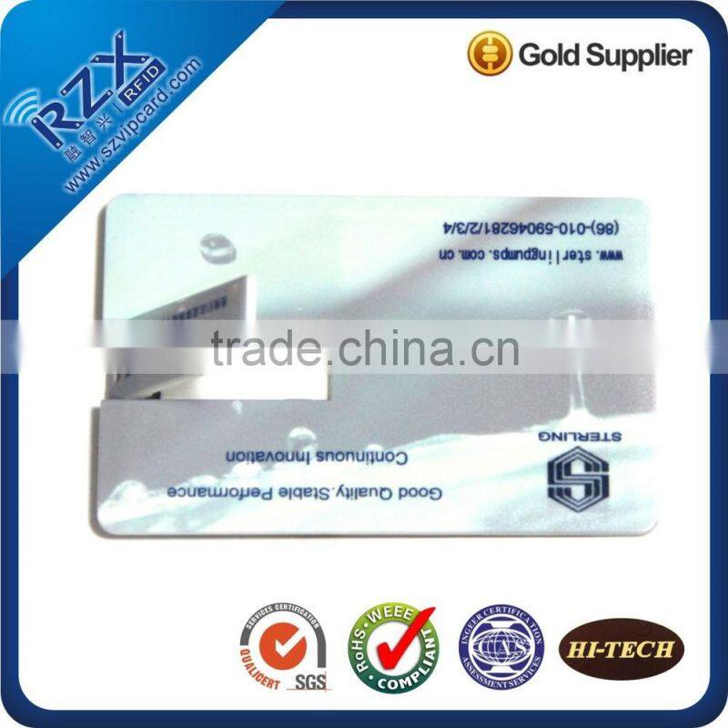 Custom design plastic memory card USB card with 2G-128G