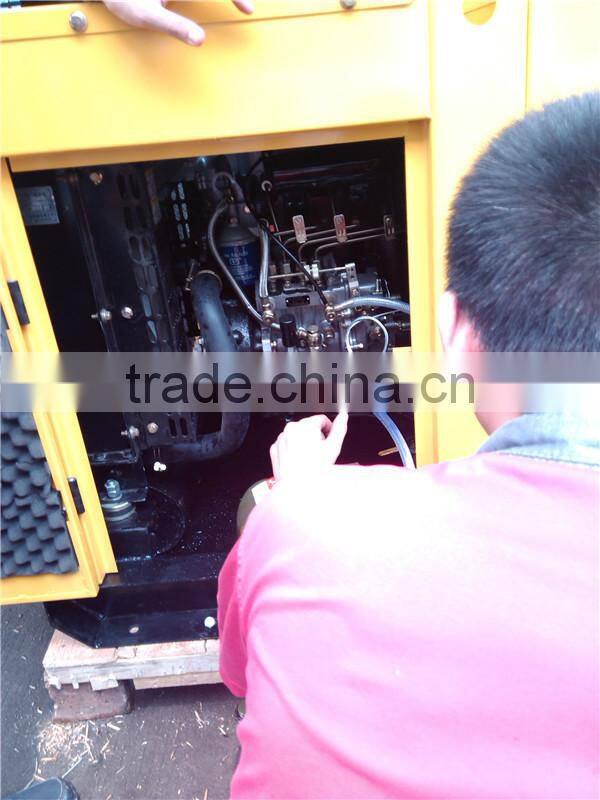 Water cooled diesel generating set sound proof big genset 25kva