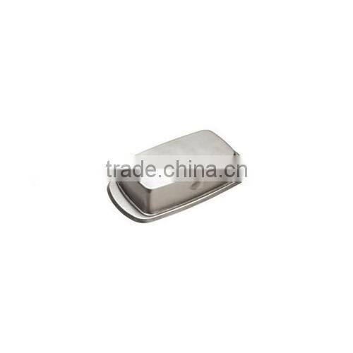 Personalized Stainless steel square shape butter box