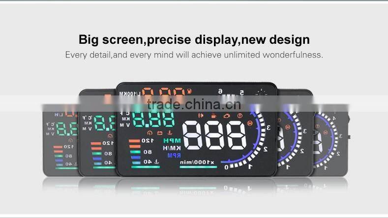 A8 vehicle-mounted hud 5.5 inch hud projector head up display