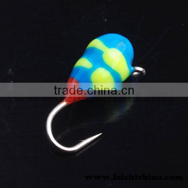 epoxy eye Tear drop tungsten ice fishing jig