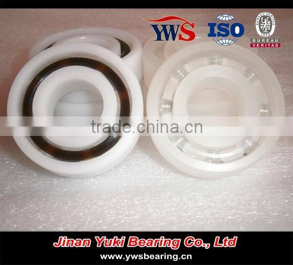 pom pp material plastic deep groove ball bearing manufacturers
