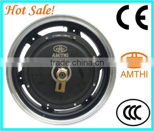 watt brushless hub motor,48volt electric wheel hub brushless motor, 1000w Gearless electric wheel hub motor for electric scooter
