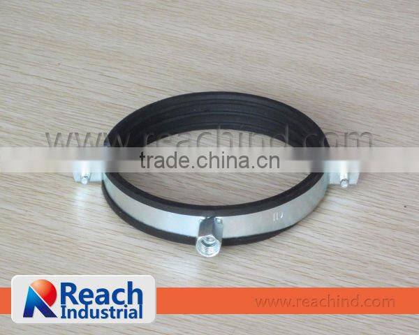 Saddle Pipe Clamp Conduit Saddle Clamp with Rubber