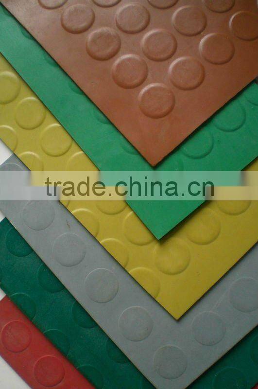 3mm thickness electric safety anti slip flooring rubber mat