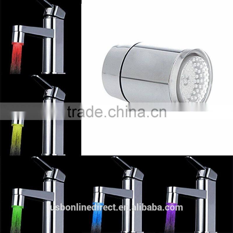 Creative water glow led faucet light 7 colors changing stream water tap