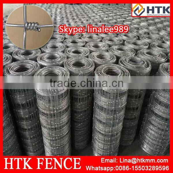 China Full Automatic Hinge Joint Fixed Knot Graduated Steel Field Fences Machine