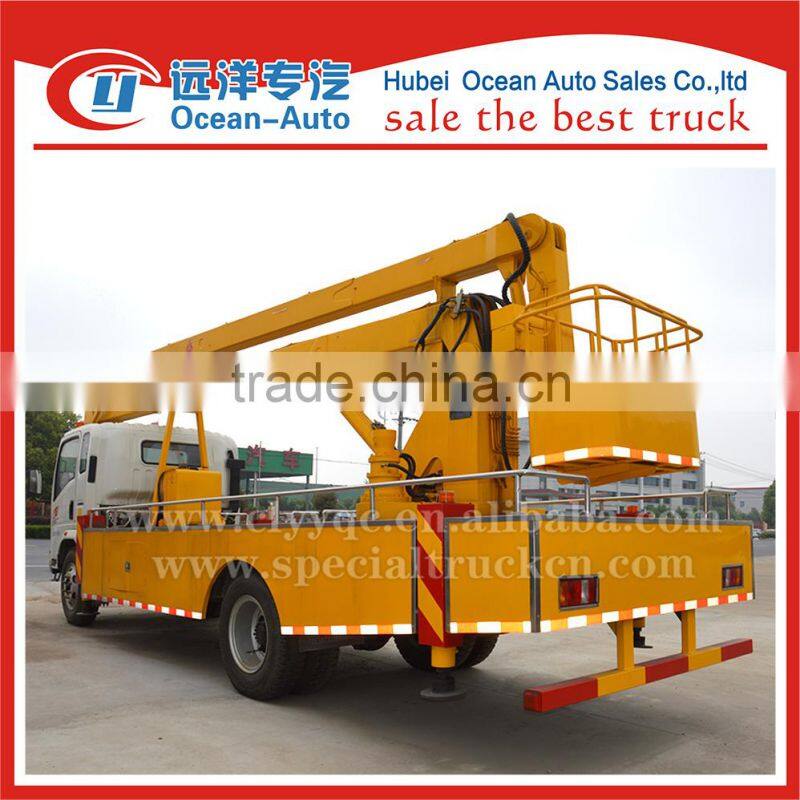 Sinotruk chassis Driving type 4x2 20 meters aerial platform vehicle