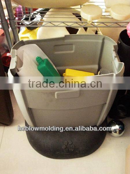 OEM Blow Molding plastic recycle storage bins HDPE Waste container for sale