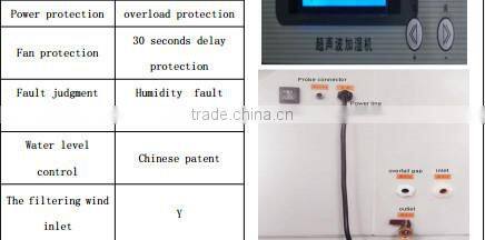 LCD display portable ultrasonic humidifier mist sprayer machine