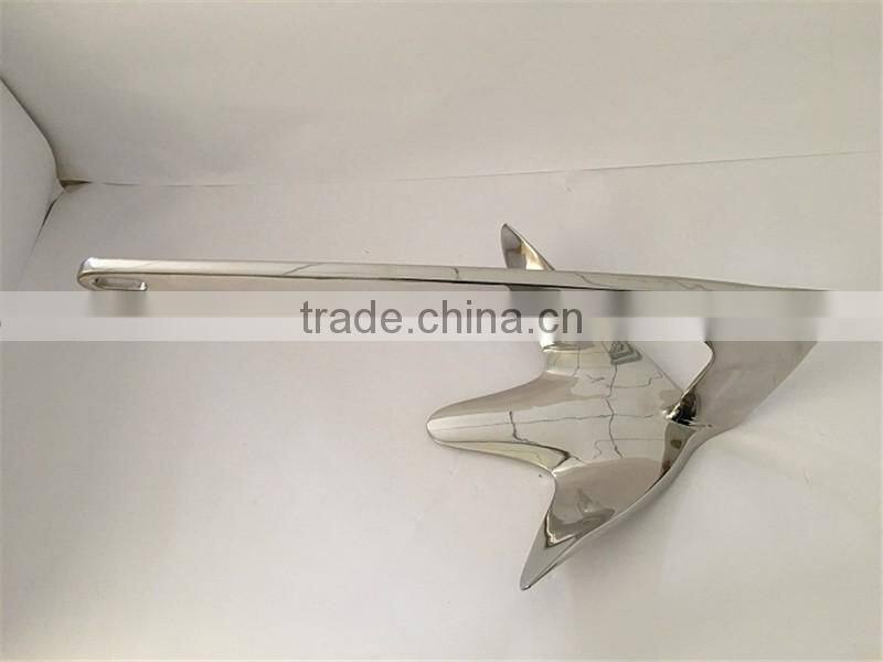 Stainless steel investment casting A Bruce anchor