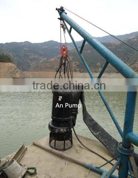 Submersible sand suction dredge pump
