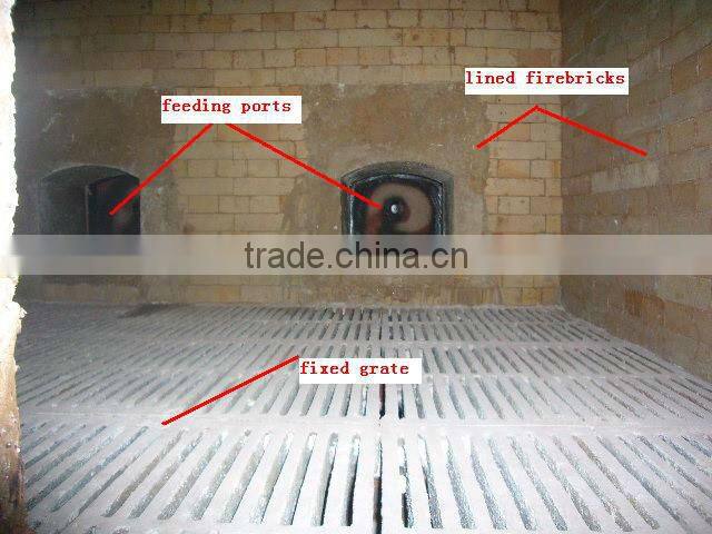 wood/coal fuel hot air furnace