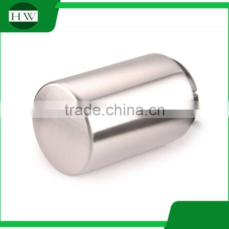 Round Stainless Steel Pressing push down Type Automatic Beer Bottle Opener Beer Lid Opener