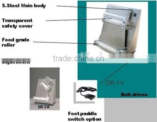 Adjustable high quality automatic pizza dough roller, pizza dough sheeter for bakery