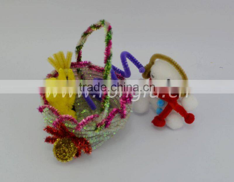 Two and Four Bump Assorted Color Packing Chenille Stem